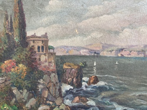 Belle peinture bord - de, mer