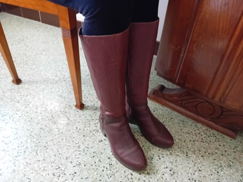 Bottes hautes cuir - hautes, en