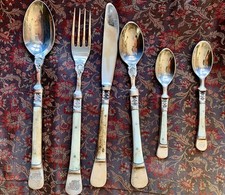 Set de 6 couverts argent