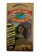 Rudyard Kipling's Just So Stories(VHS1992)Leopard/Elephant/Sing-Song-RARE-SHIP24