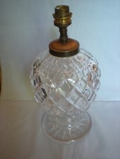 GRAND PIED DE LAMPE CrISTAL (