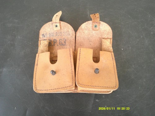 Cartouchiere double ww1 - cartouchiere, en