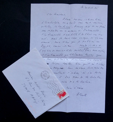 René étiemble lettre - -,