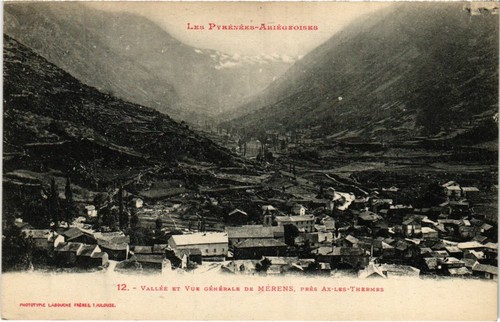 Cpa vallee vue generale - vallee,