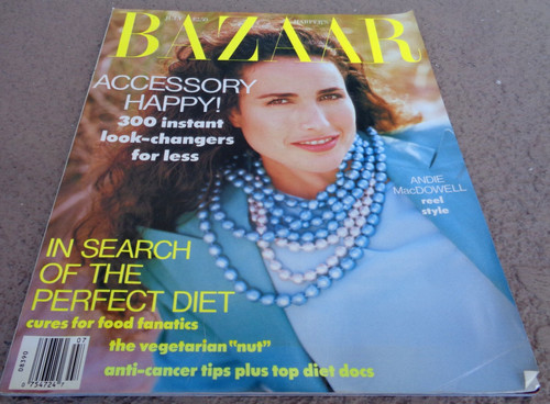 Harpers bazaar july 1991 andie - bazaar,