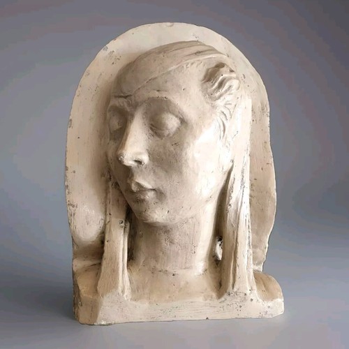 Ancien plaque buste - buste, en
