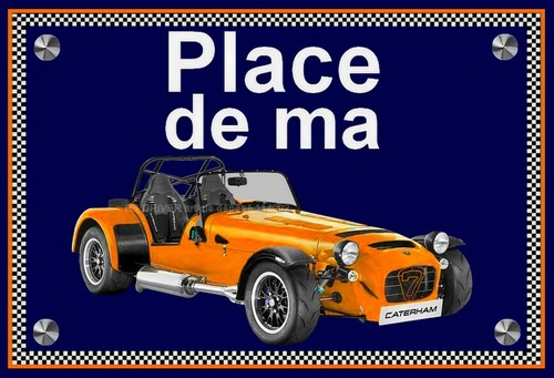 Plaque place ma caterham - plaque,
