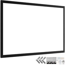 VEVOR Écran de Projection 221x124 cm 3D 16:9 Projecteur 4K HDTV Cinéma Vidéo