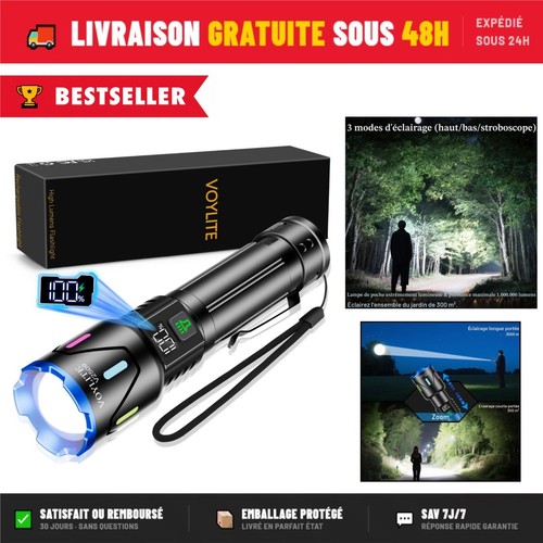 Lampe torche led ultra - lampe,