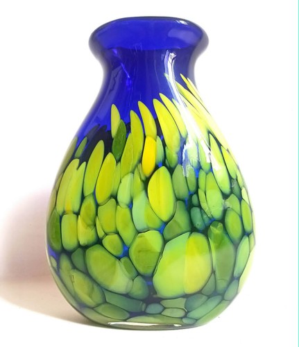Vase bleu cobalt avec - bleu,