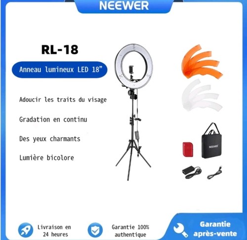 Neewer anneau lumineux - neewer, rl-18