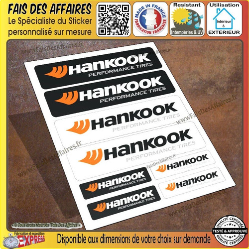 Stickers autocollant hankook - 8,