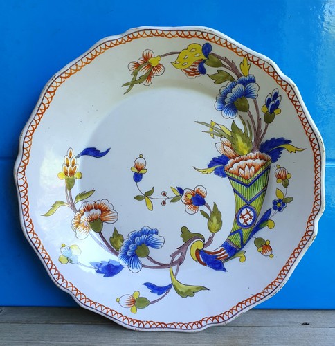 Assiette faïence émaillée - faÏence,