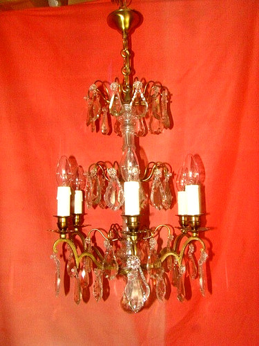 Lustre bronze cristal type - et,