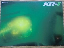 1987  kawasaki  KR-1    Brochure JAPAN   KR1 87