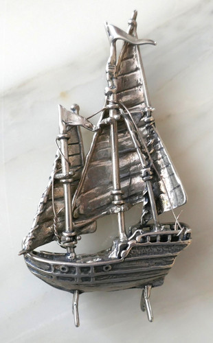 Objet vitrine voilier - objet, en