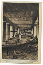 Old postcard "La Tranchée des Baïonnettes - interior view