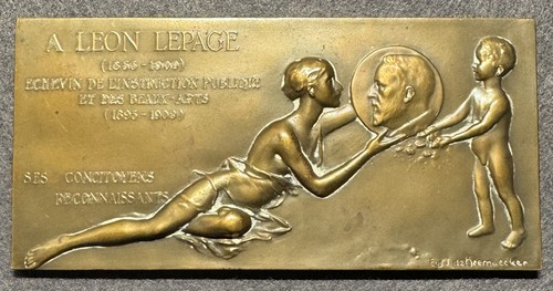 Médaille belge art nouveau - belge,