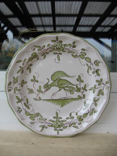 Assiette décoration faïence - assiette,
