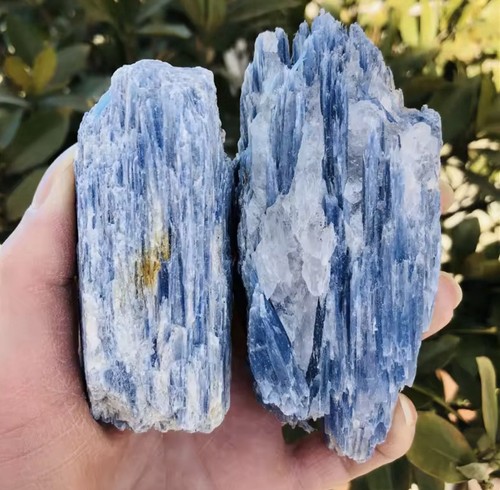 Pierre cyanite bleu - pierre, &