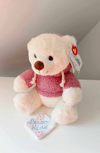 Peluche doudou ours assis - peluche/doudou,