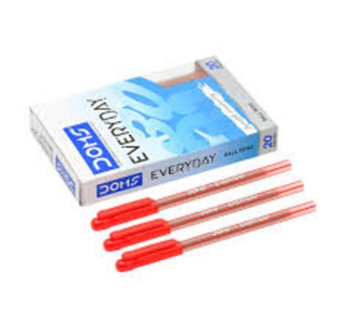 Stylos bille encre rouge - à,