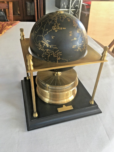 Pendule poser globe - pendule,