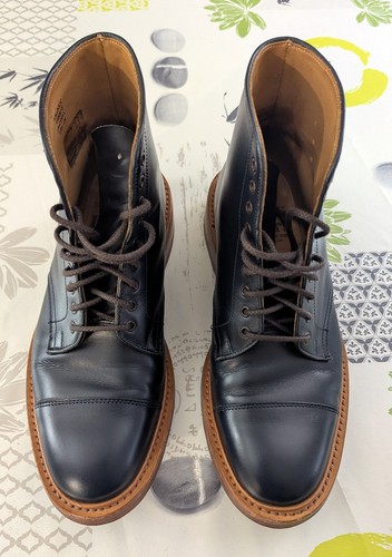 Tricker axton navy blue - tricker's,