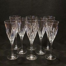 Set of 8 Crystal D'Arques Elixir Water Stand Glasses 