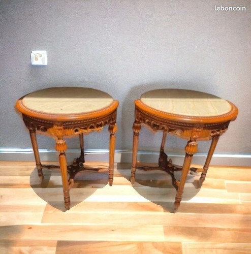 Deux petites tables bois - deux,