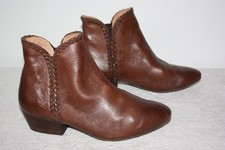 KICKERS Low Boots cuir marron à enfiler taille 37 BE