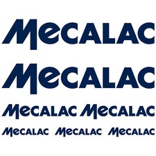 MECALAC XL autocollant sticker pelle 7 Pièces