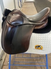 LUC Childeric DAC Dressage Saddle 17 MW Tree Brown