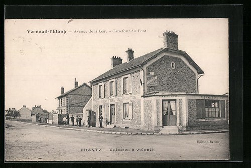 Cpa verneuil étang aveneu - cpa,