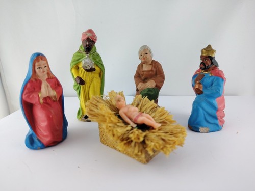 Santons résine lot 9 - de,