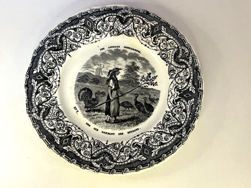 Assiette creil montereau - assiette,