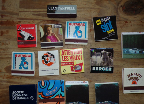 Lot boites allumettes - boites, d'allumettes