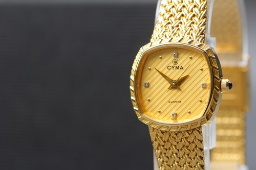 Montre femme cyma gold tank - femme,