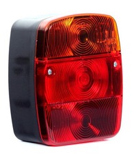 Feu arrière rouge ambre
