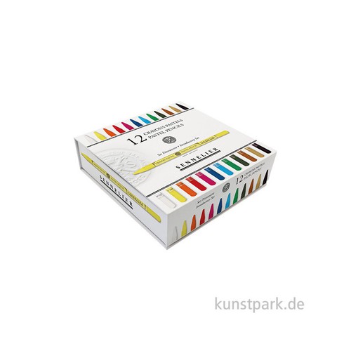 Boite crayons pastel - crayons,