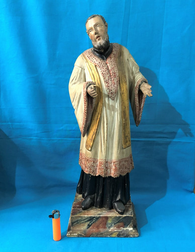 Ancienne statue religieuse - ancienne, en