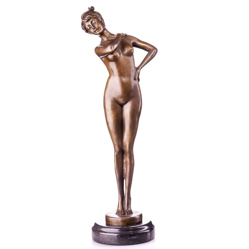 Sculpture femme art nouveau - sculpture, en