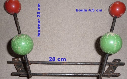 Porte manteau boule - boule, bois
