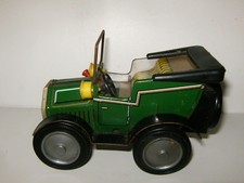 RARE VOITURE TACOT EN TOLE a lanceur manuel par poignée ... MARQUE INCONNUE ???