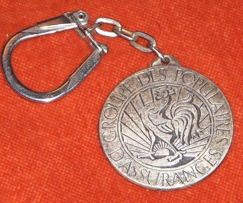 Porte clés key ring emaux - key,