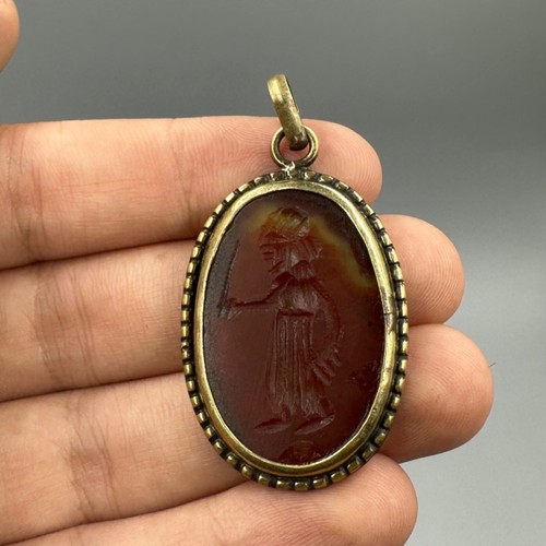 Beau rare pendentif ancien - , en