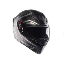 Casque de Moto Intégrale AGV Helmets K1 S E2206 Sling Gris Noir Mat TAILLE S