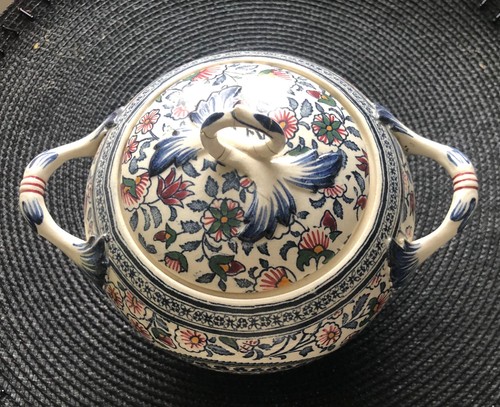 Sucrier faience gien - sucrier,