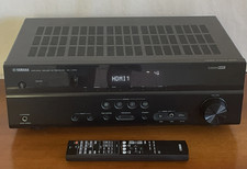 YAMAHA RX-V375 5.1 Natural Sound HDMI A/V Receiver Original Remote TESTED Bundle