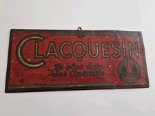 PLAQUE TÔLE EMBOUTI ANCIENNE